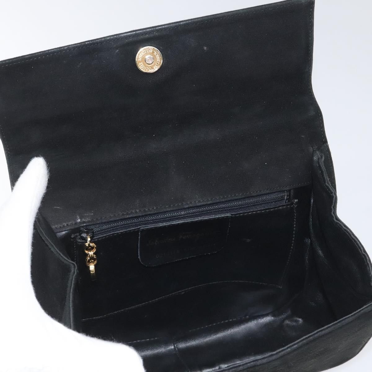 Salvatore Ferragamo Salvatore Ferragamo Gancini Shoulder Bag Suede Size ONE SIZE - 16 Thumbnail