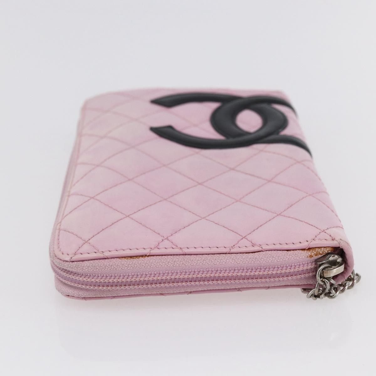 Chanel Chanel Cambon Zip Around Wallet Quilted Lambskin Size ONE SIZE - 15 Thumbnail