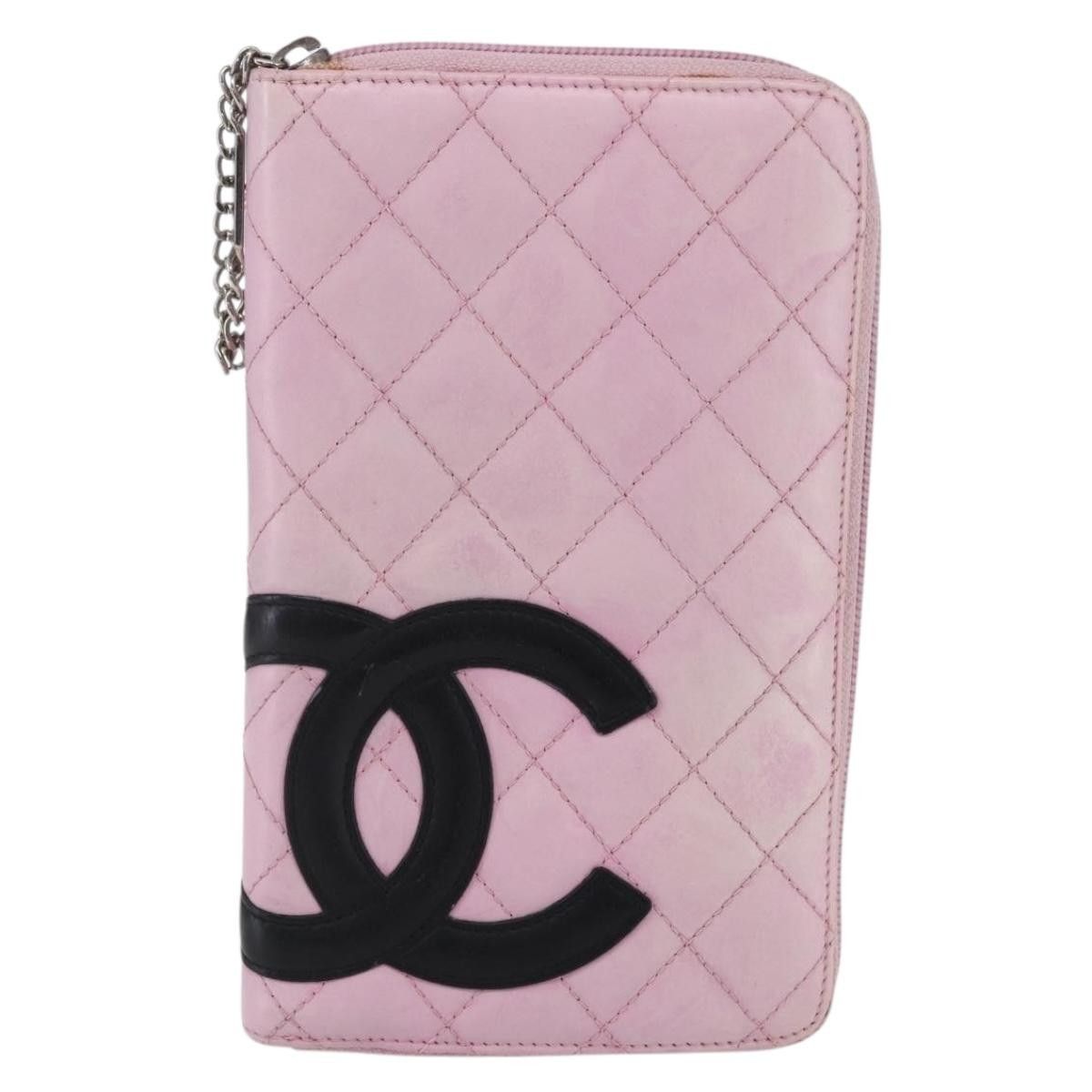 Chanel Chanel Cambon Zip Around Wallet Quilted Lambskin Size ONE SIZE - 18 Thumbnail