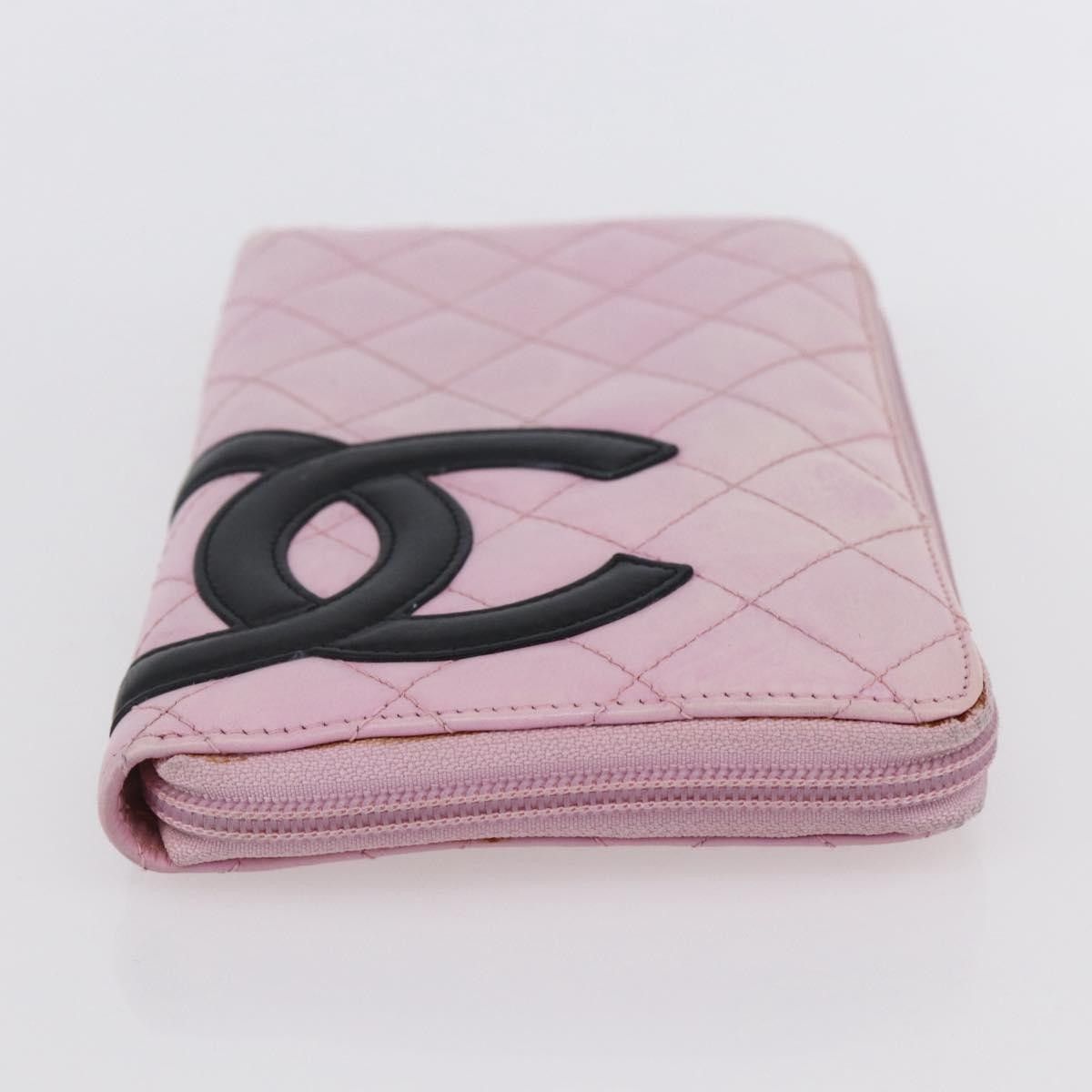 Chanel Chanel Cambon Zip Around Wallet Quilted Lambskin Size ONE SIZE - 16 Thumbnail