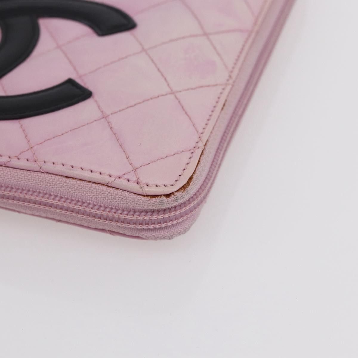 Chanel Chanel Cambon Zip Around Wallet Quilted Lambskin Size ONE SIZE - 8 Thumbnail