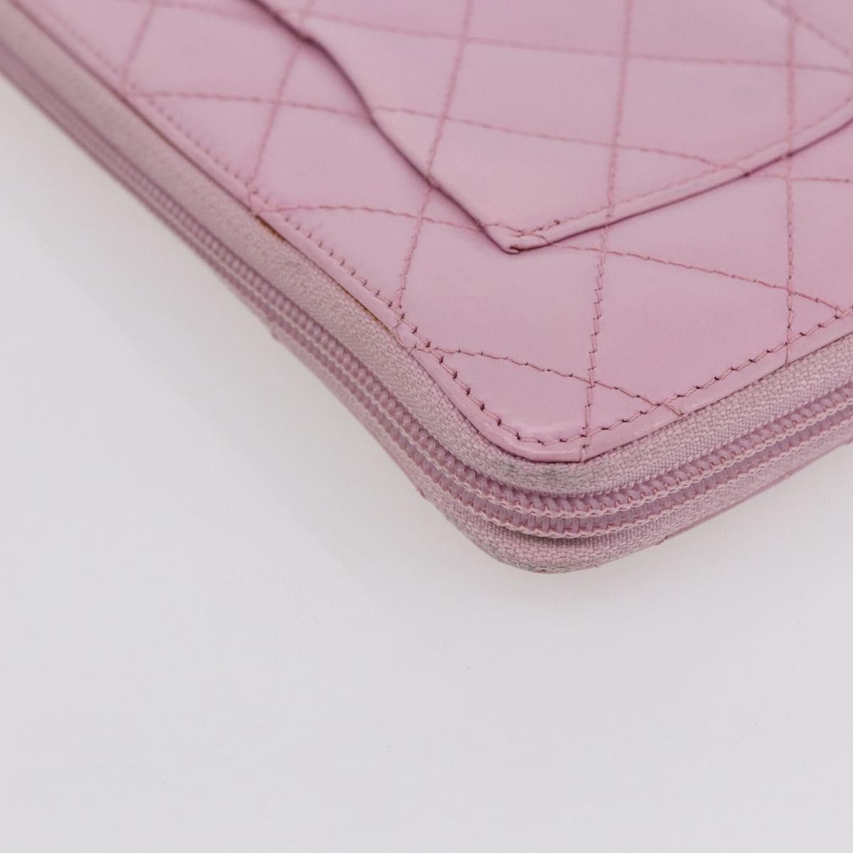 Chanel Chanel Cambon Zip Around Wallet Quilted Lambskin Size ONE SIZE - 10 Thumbnail