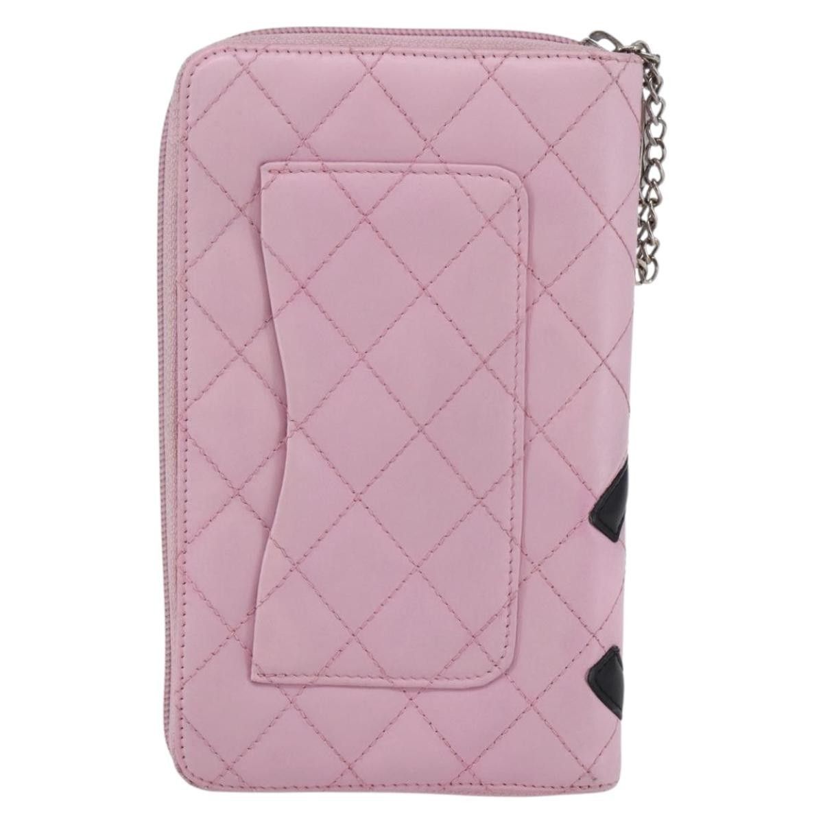 Chanel Chanel Cambon Zip Around Wallet Quilted Lambskin Size ONE SIZE - 2 Thumbnail