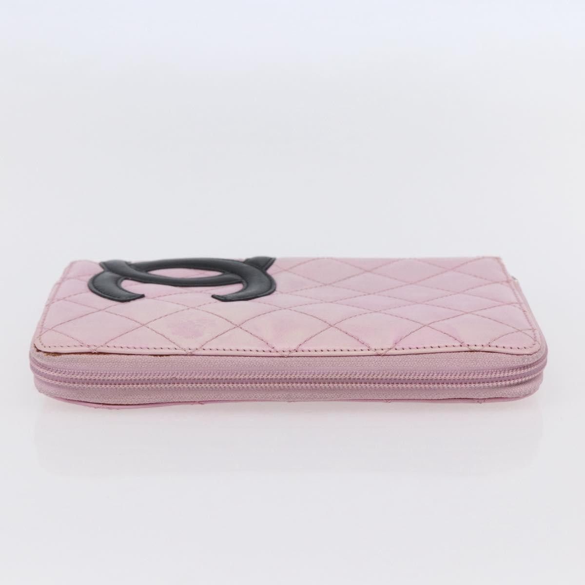 Chanel Chanel Cambon Zip Around Wallet Quilted Lambskin Size ONE SIZE - 3 Thumbnail