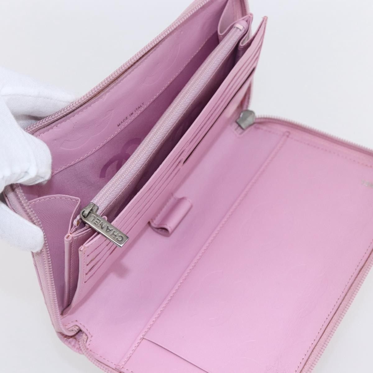 Chanel Chanel Cambon Zip Around Wallet Quilted Lambskin Size ONE SIZE - 5 Thumbnail