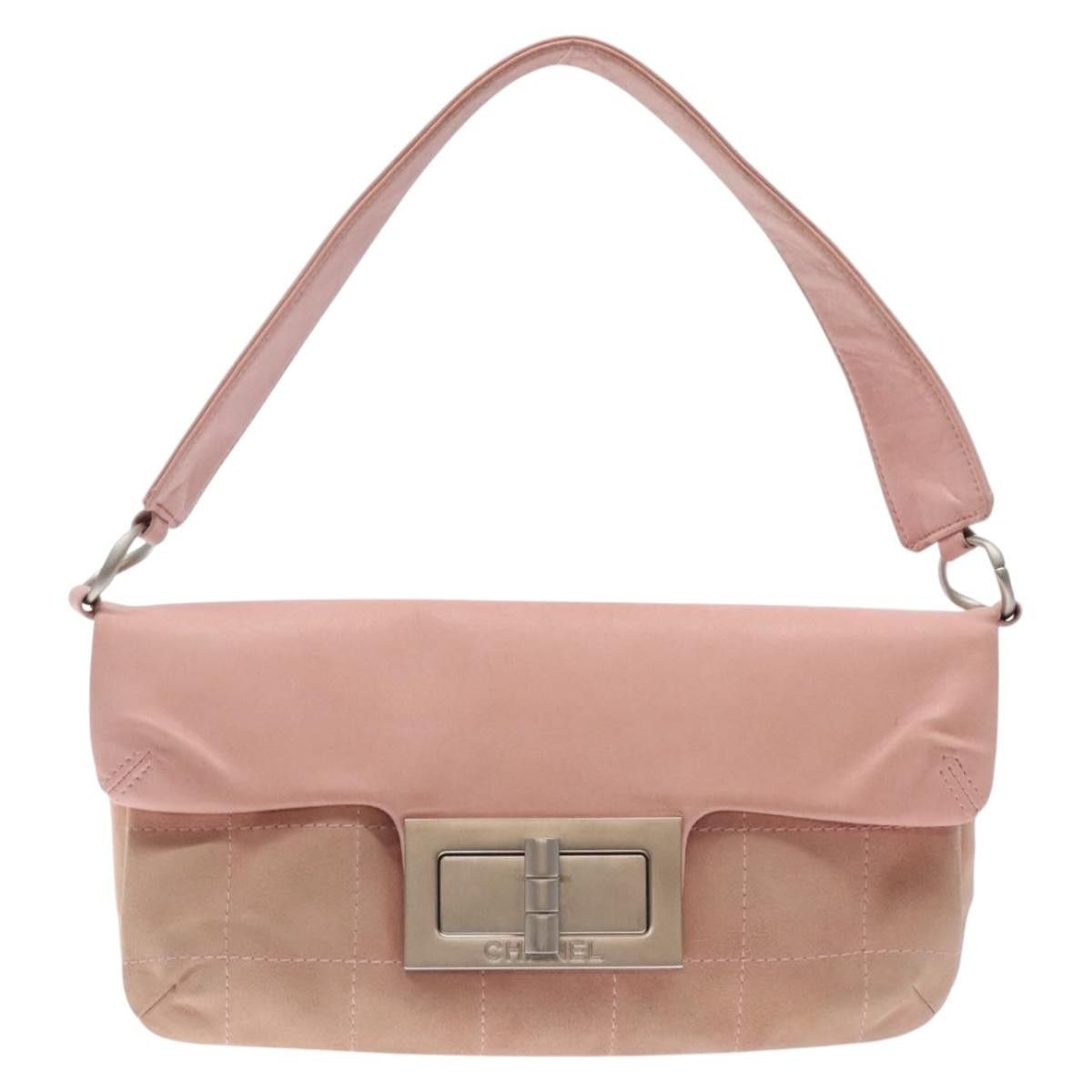 Chanel Chanel Giant Mademoiselle Lock Shoulder Bag Suede Size ONE SIZE - 19 Thumbnail