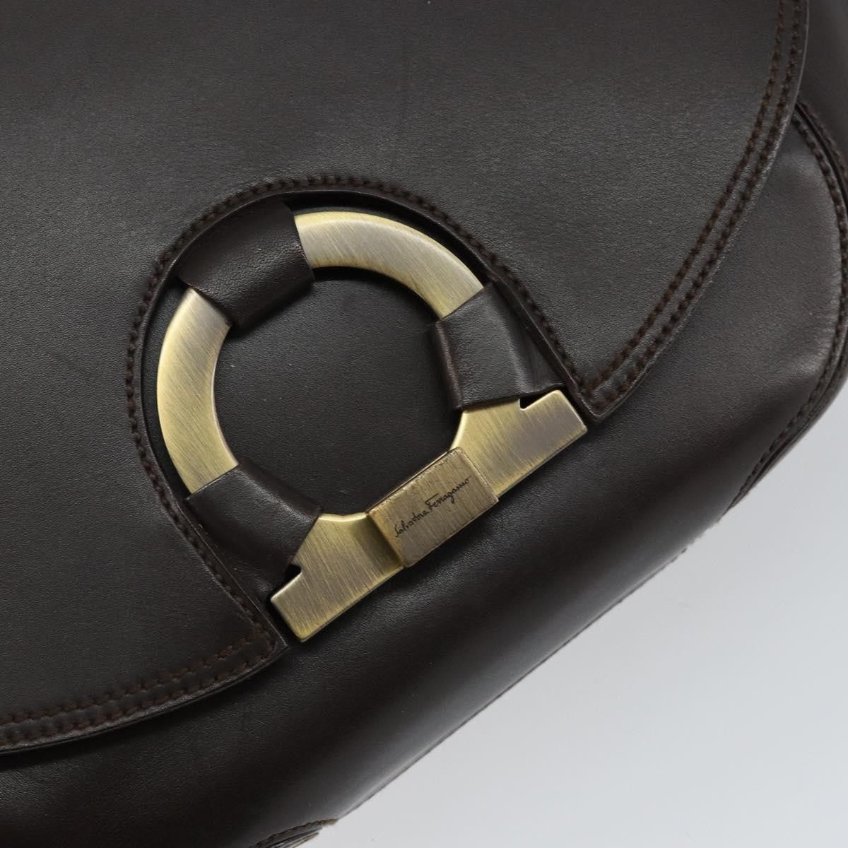 Salvatore Ferragamo Salvatore Ferragamo Gancini handbag Leather Size ONE SIZE - 12 Thumbnail