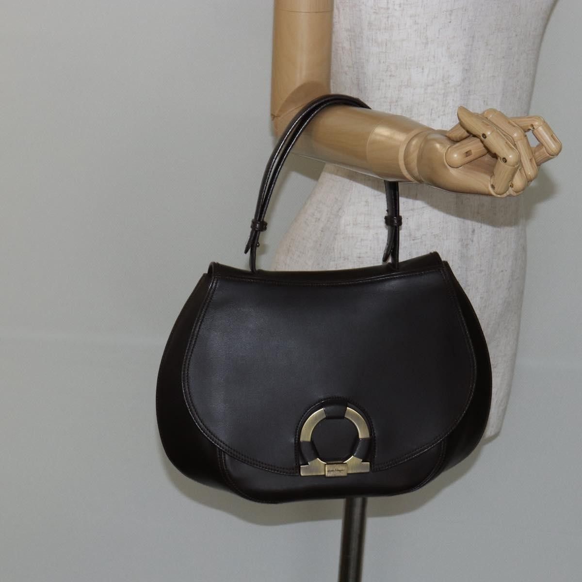 Salvatore Ferragamo Salvatore Ferragamo Gancini handbag Leather Size ONE SIZE - 13 Thumbnail