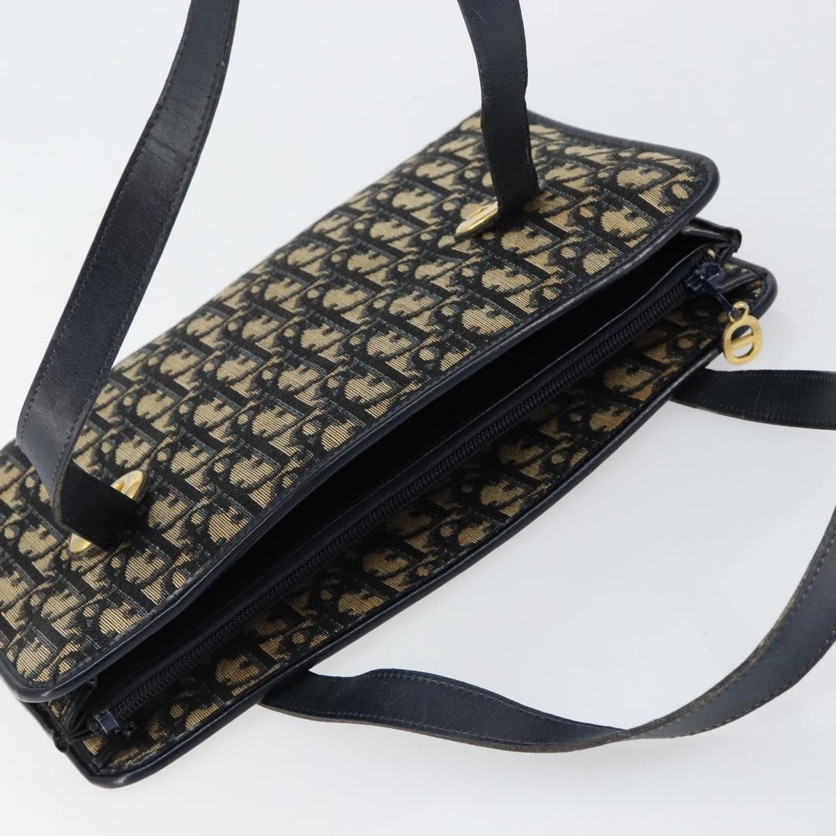 Dior Christian Dior Vintage CD Trotter Handbag Canvas Size ONE SIZE - 13 Thumbnail