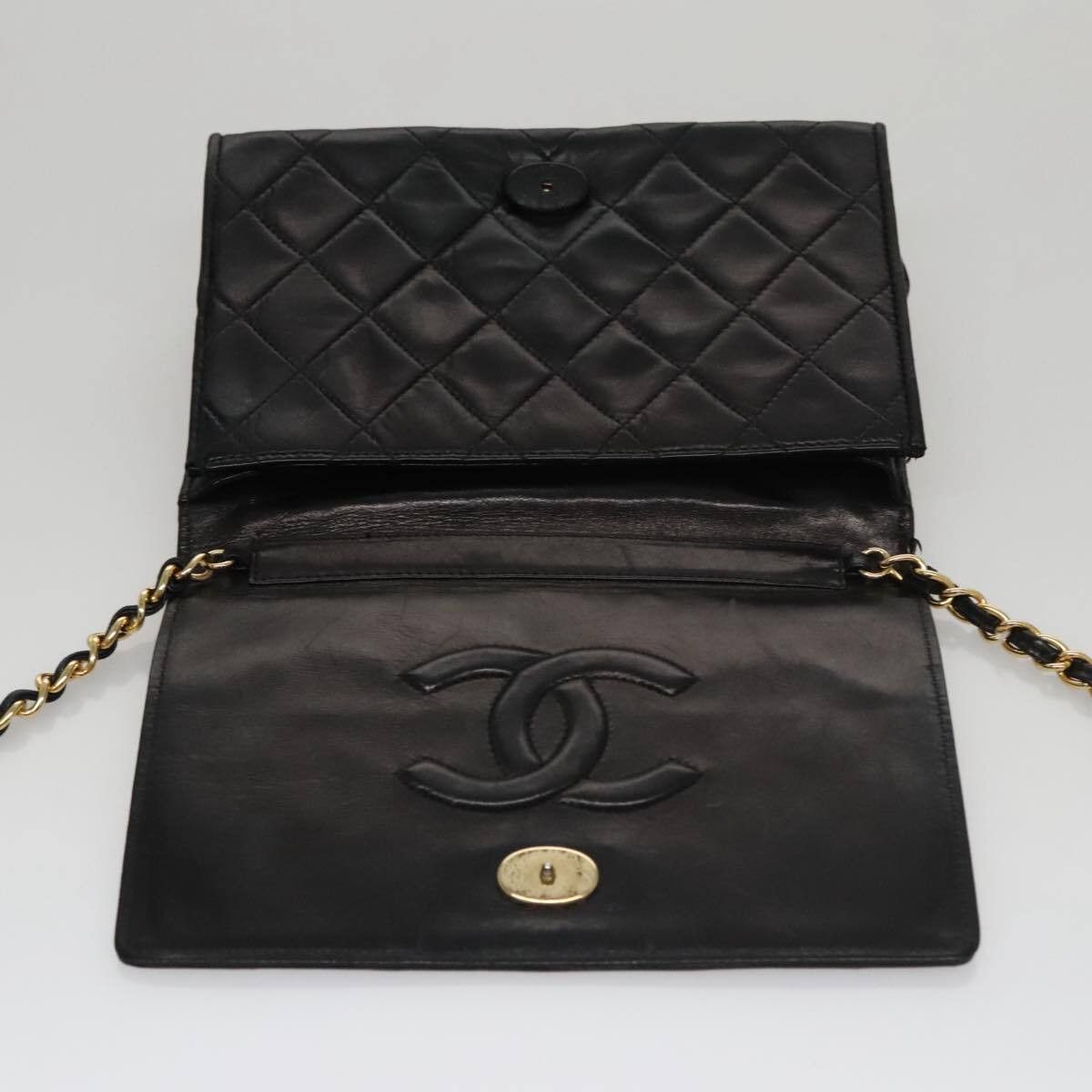 Chanel Chanel Vintage Full Flap Shoulder Bag Leather Size ONE SIZE - 12 Thumbnail