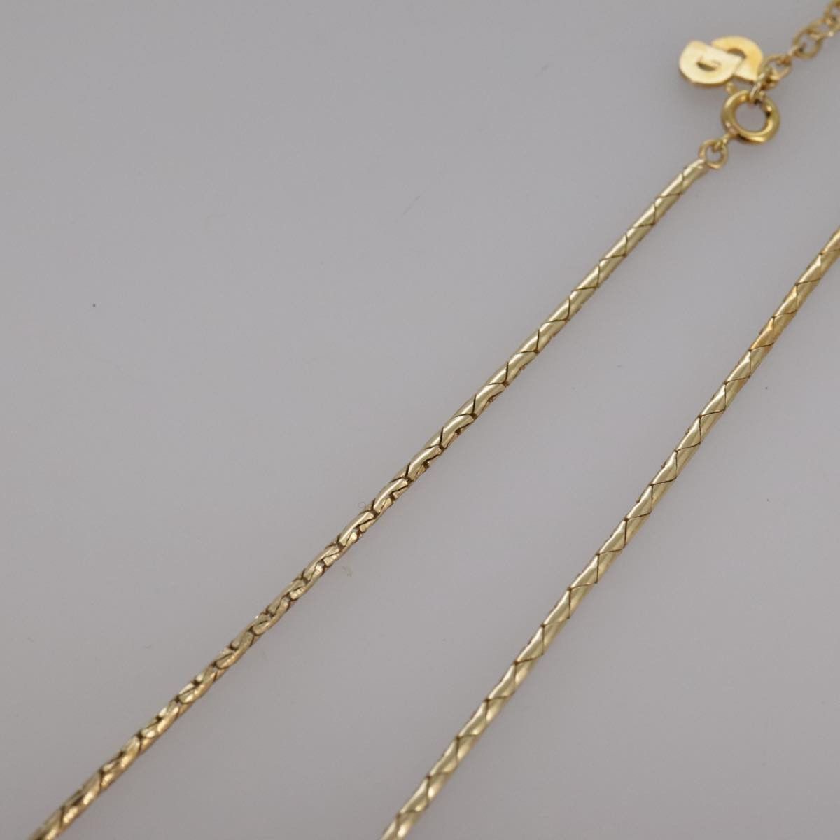 Dior Christian Dior Vintage CD Jumbo chain necklace Metal Size ONE SIZE - 6 Thumbnail