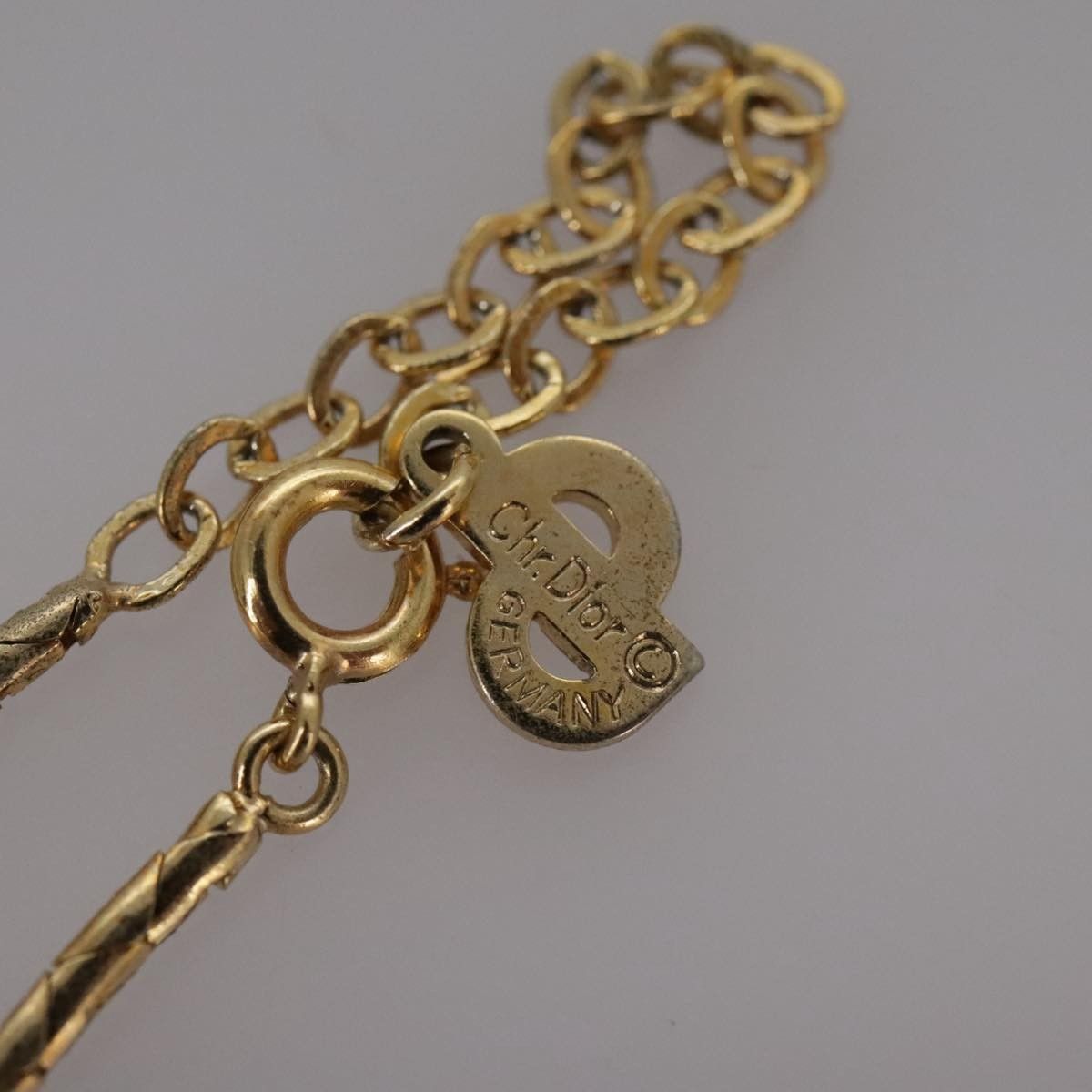 Dior Christian Dior Vintage CD Jumbo chain necklace Metal Size ONE SIZE - 9 Thumbnail