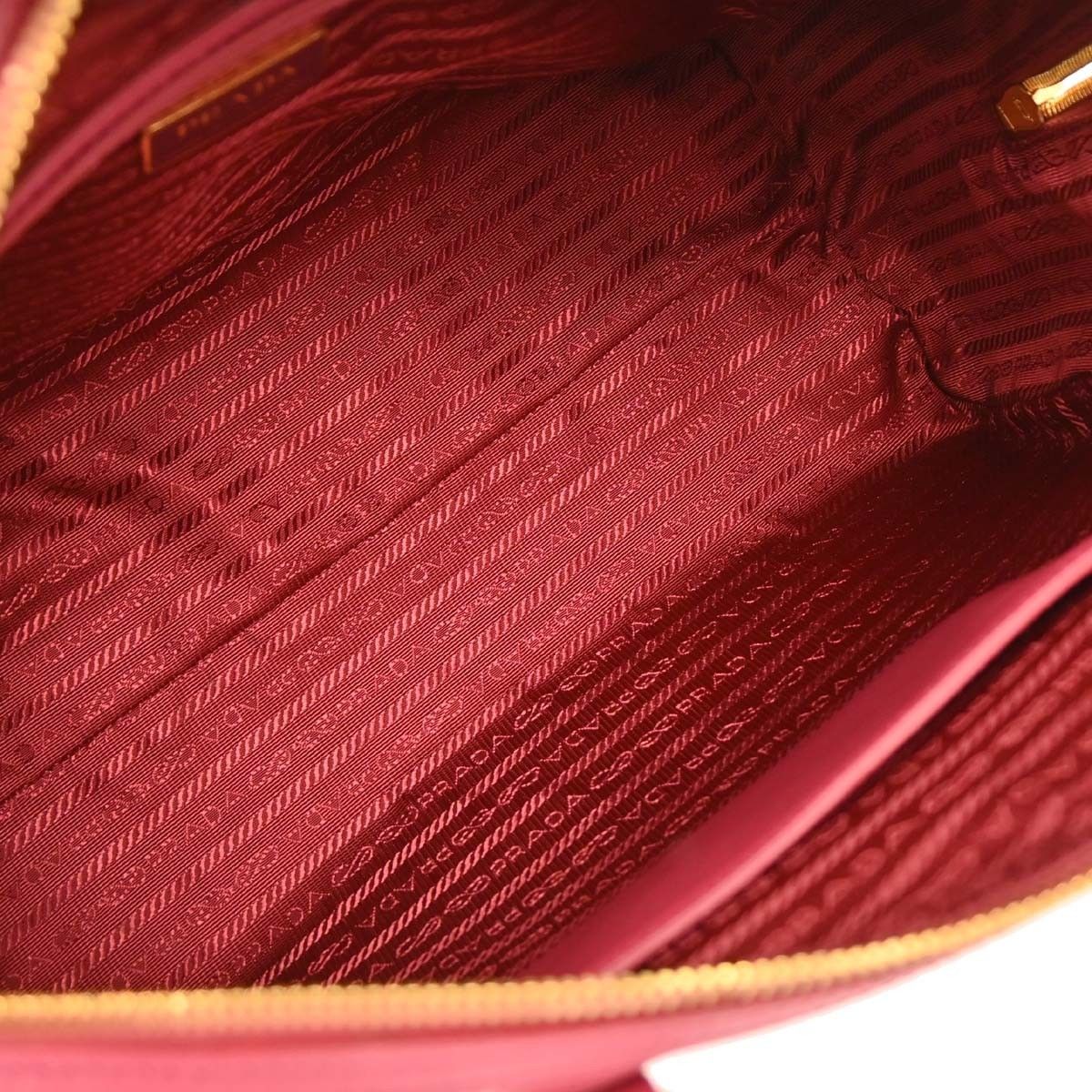Prada Prada Convertible Bowler Bag Saffiano Leather Size ONE SIZE - 3 Thumbnail