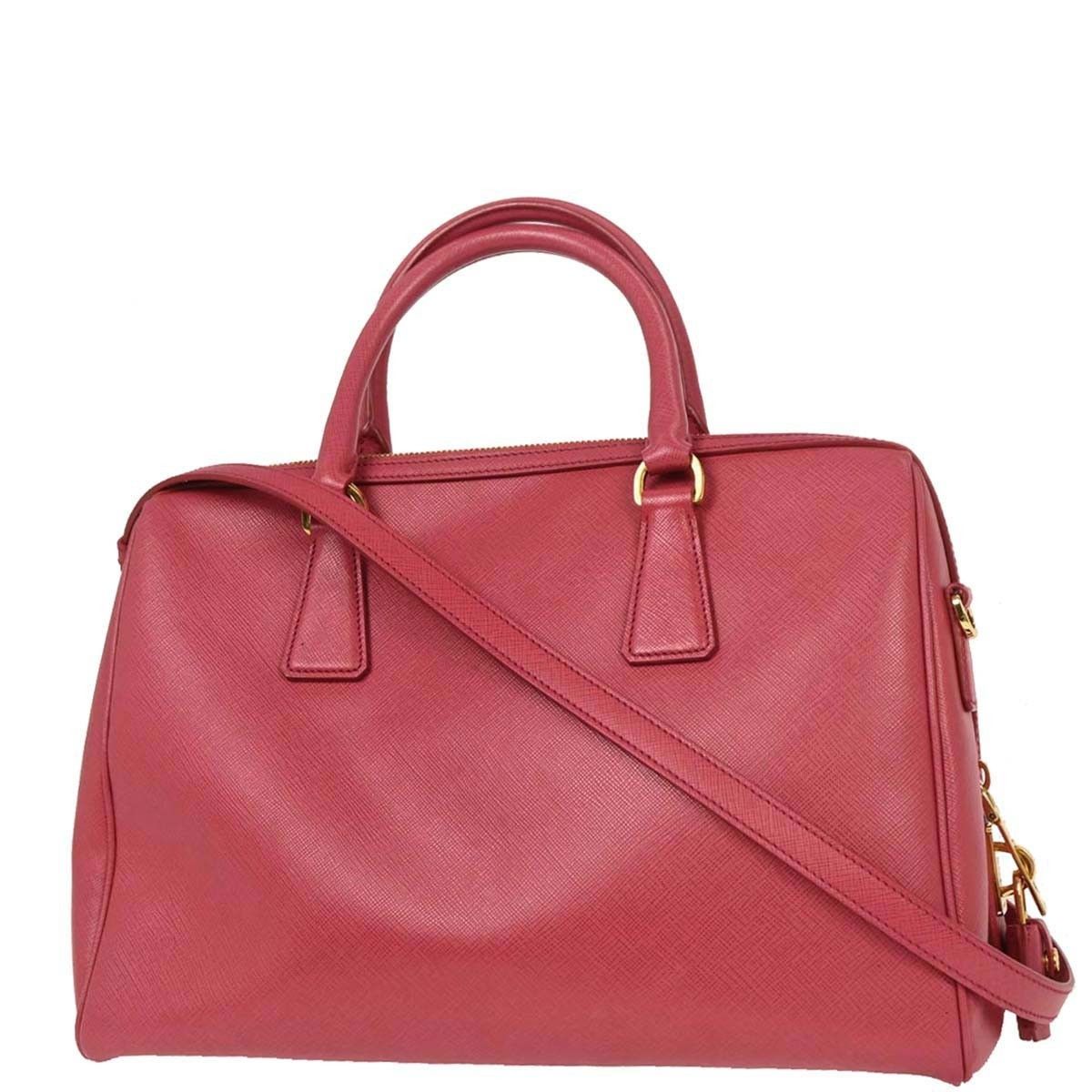 Prada Prada Convertible Bowler Bag Saffiano Leather Size ONE SIZE - 2 Thumbnail