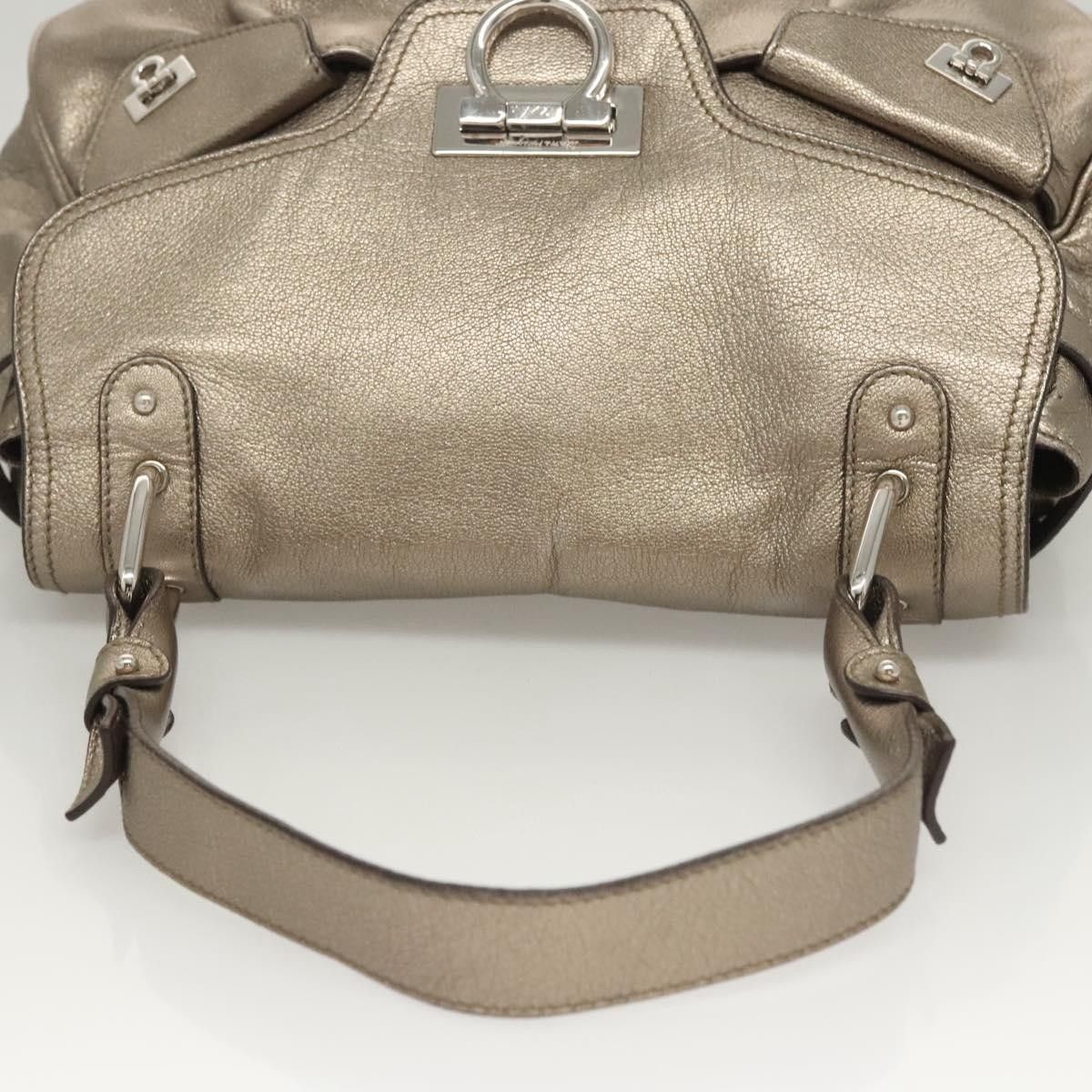 Salvatore Ferragamo Salvatore Ferragamo Gancini Shoulder Bag Leather Size ONE SIZE - 15 Thumbnail