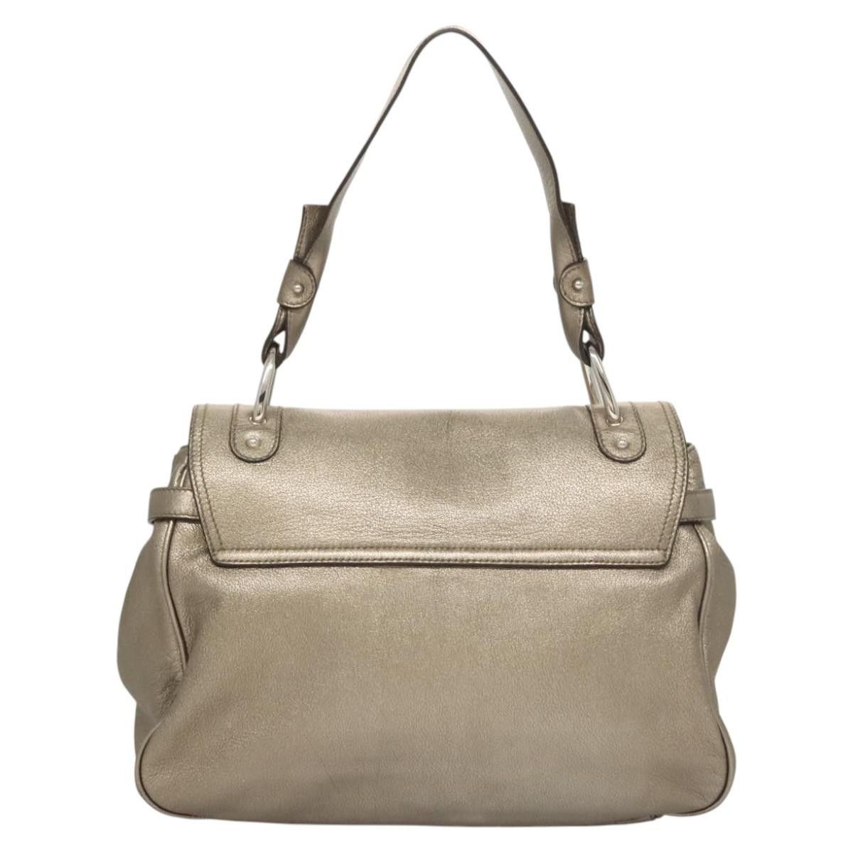 Salvatore Ferragamo Salvatore Ferragamo Gancini Shoulder Bag Leather Size ONE SIZE - 2 Thumbnail
