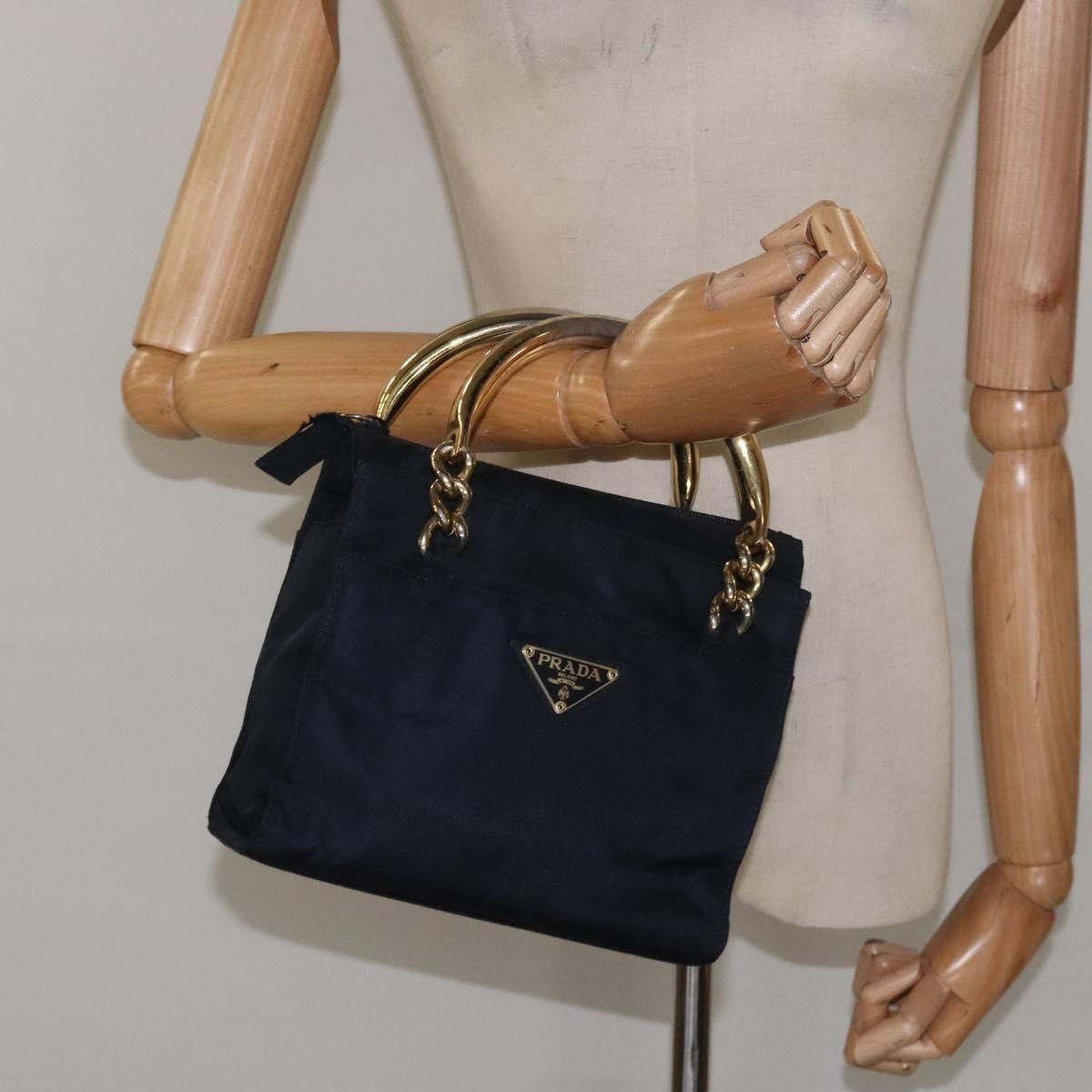 Prada Prada Metal Handles Tote Tessuto Size ONE SIZE - 15 Thumbnail