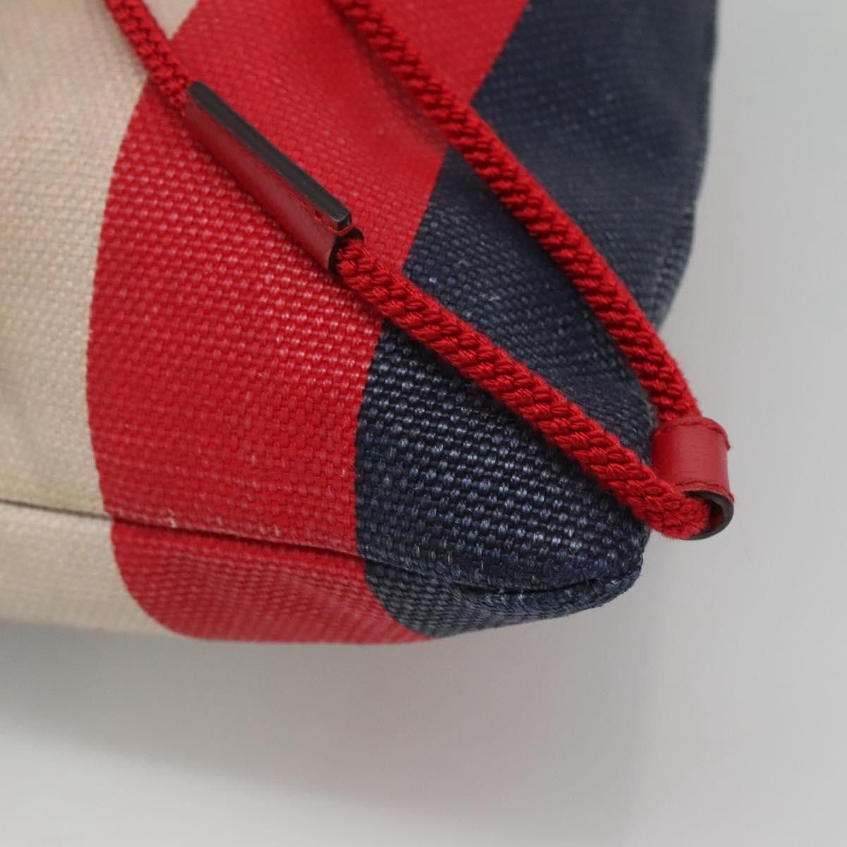 Gucci Gucci Logo Drawstring Backpack Striped Canvas Size ONE SIZE - 12 Thumbnail