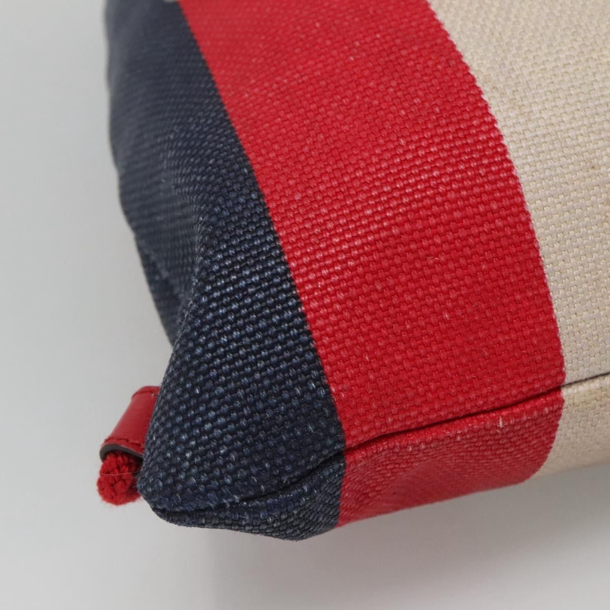 Gucci Gucci Logo Drawstring Backpack Striped Canvas Size ONE SIZE - 10 Thumbnail