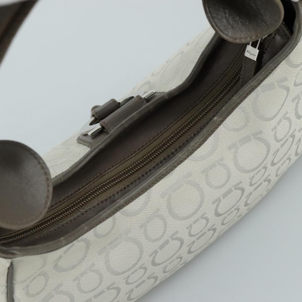 Salvatore Ferragamo Salvatore Ferragamo Gancini Shoulder Bag Canvas Size ONE SIZE - 15 Thumbnail