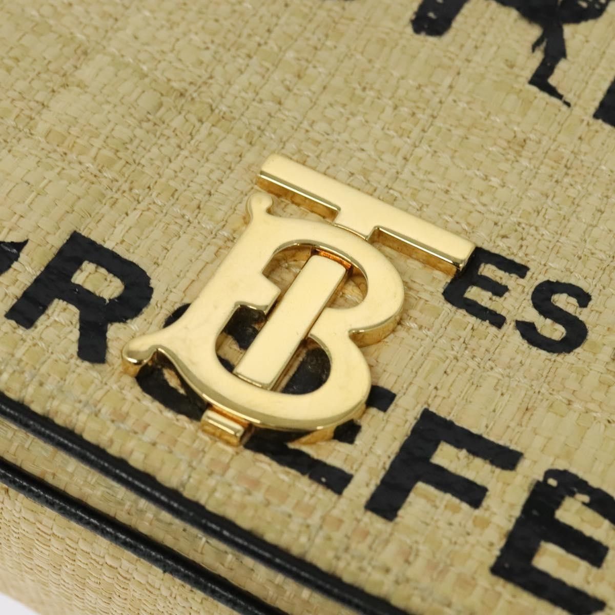 Burberry Burberry Lola Shoulder Bag Printed Raffia Size ONE SIZE - 14 Thumbnail