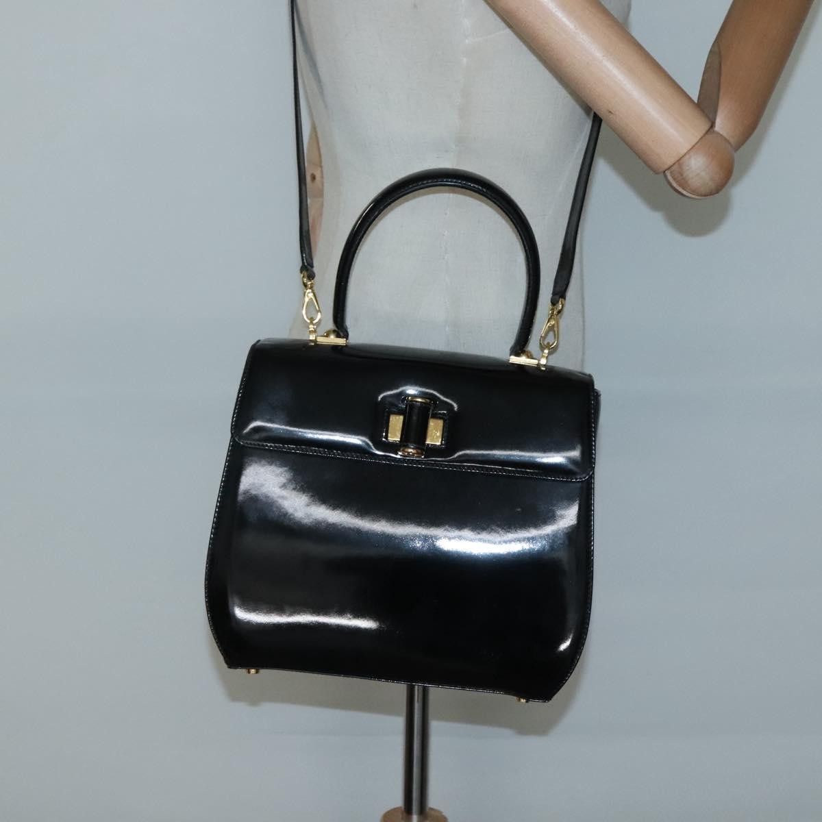 Salvatore Ferragamo Salvatore Ferragamo Gancini Patent leather Size ONE SIZE - 12 Thumbnail