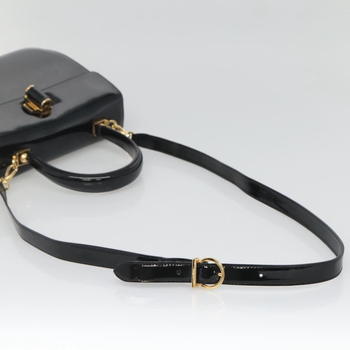 Salvatore Ferragamo Salvatore Ferragamo Gancini Patent leather Size ONE SIZE - 15 Thumbnail