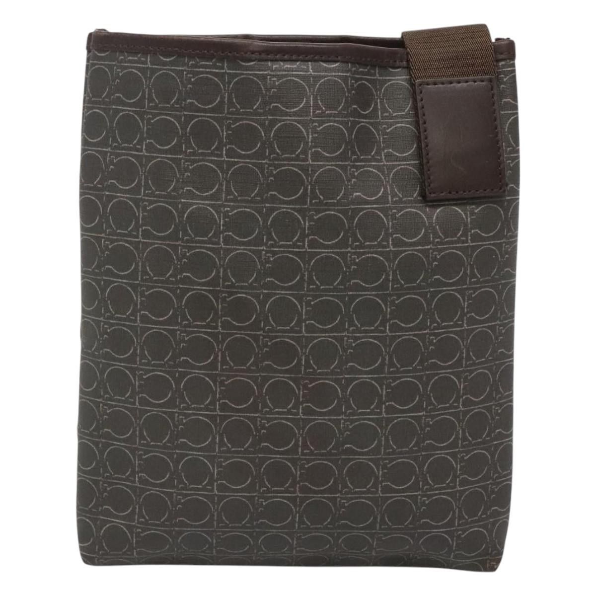 Salvatore Ferragamo Salvatore Ferragamo Gancini Shoulder Bag Canvas Size ONE SIZE - 2 Thumbnail