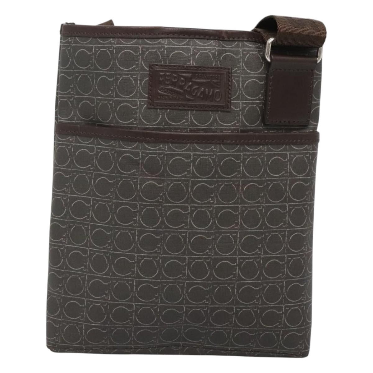 Salvatore Ferragamo Salvatore Ferragamo Gancini Shoulder Bag Canvas Size ONE SIZE - 17 Thumbnail