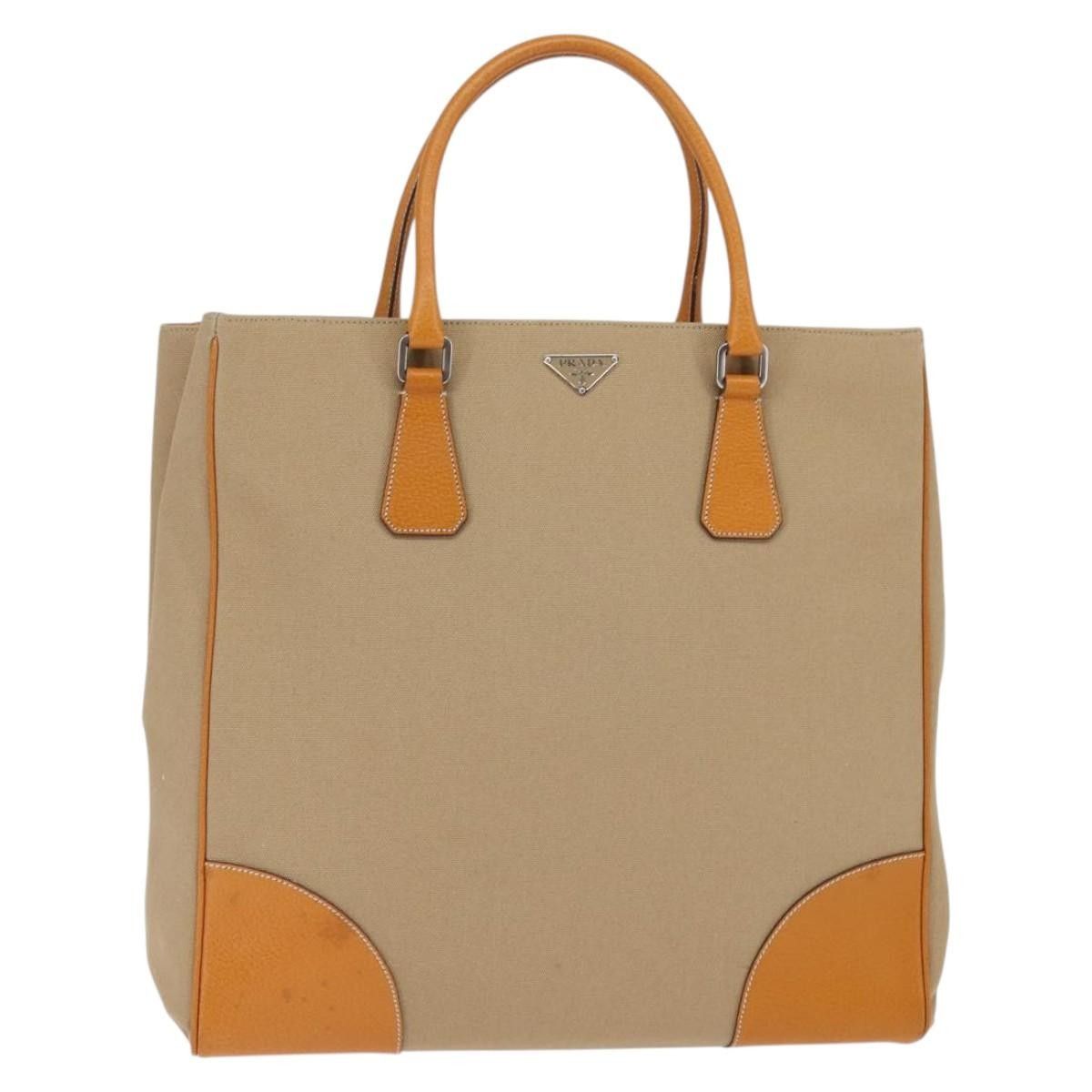 Prada Prada Lux Convertible Open Tote Canvas and leather Size ONE SIZE - 22 Thumbnail