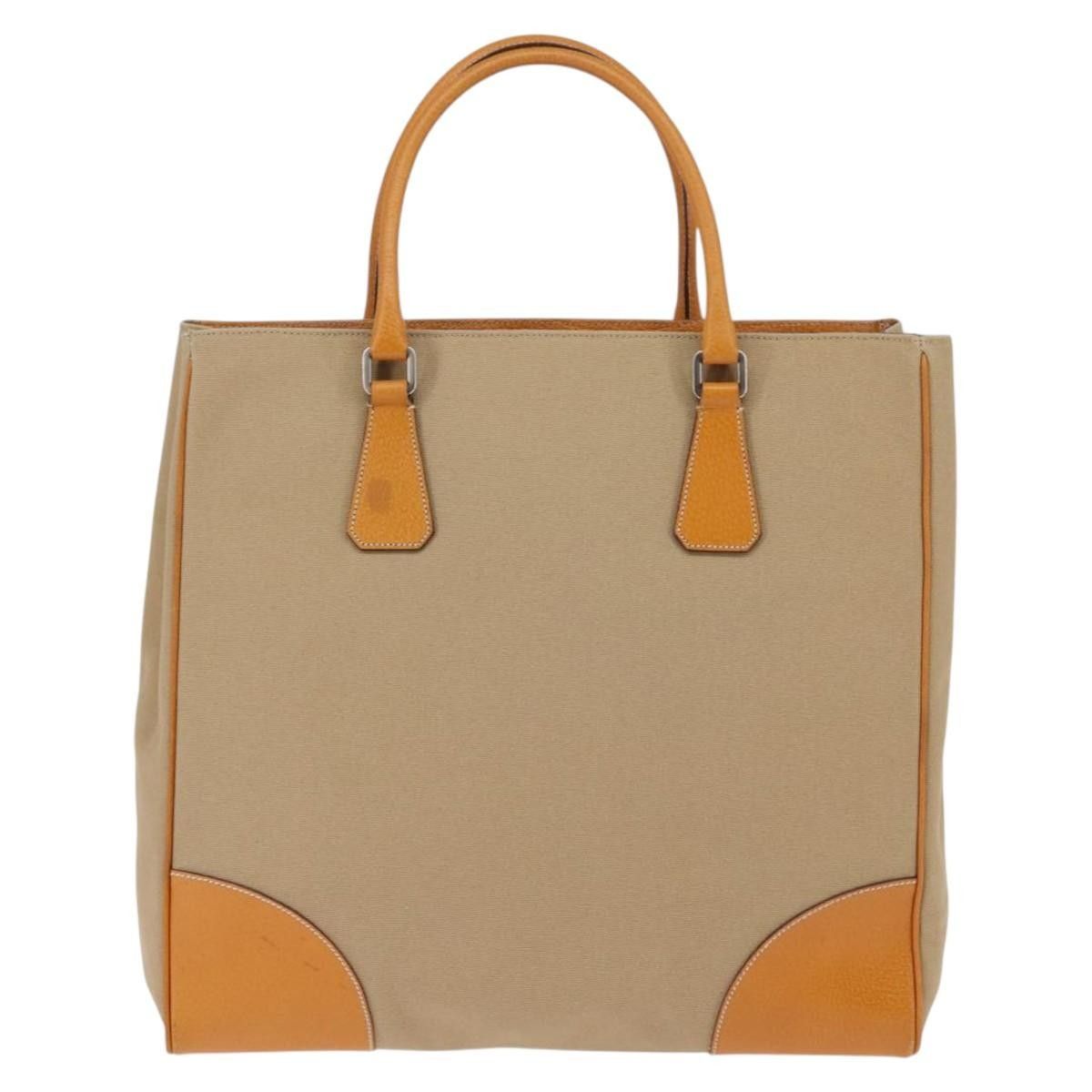 Prada Prada Lux Convertible Open Tote Canvas and leather Size ONE SIZE - 2 Thumbnail