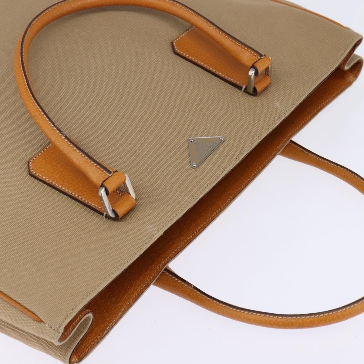Prada Prada Lux Convertible Open Tote Canvas and leather Size ONE SIZE - 8 Thumbnail