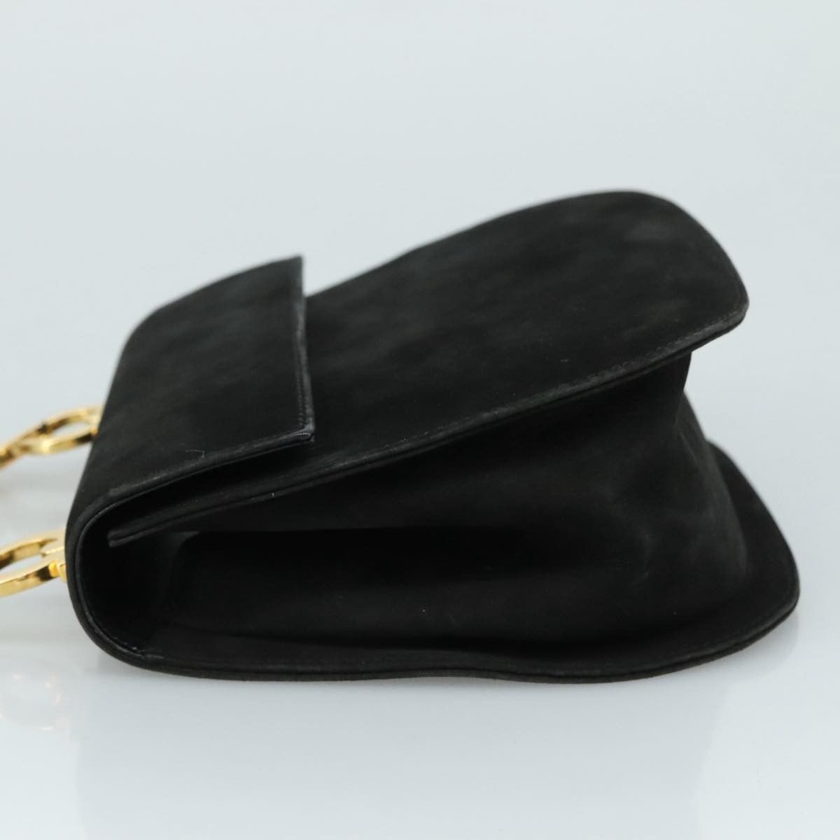 Salvatore Ferragamo Salvatore Ferragamo Gancini Shoulder Bag Suede Size ONE SIZE - 4 Thumbnail