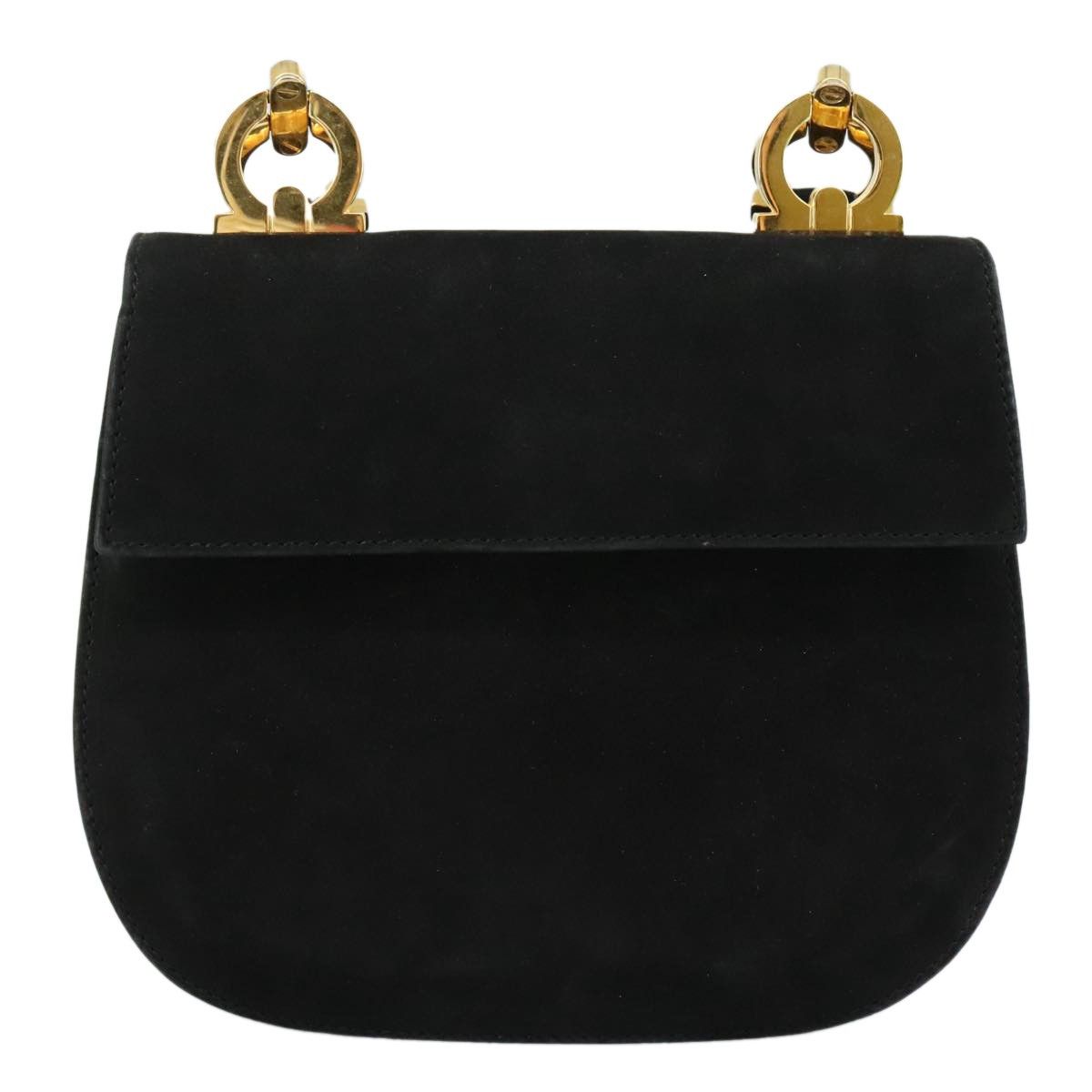 Salvatore Ferragamo Salvatore Ferragamo Gancini Shoulder Bag Suede Size ONE SIZE - 18 Thumbnail