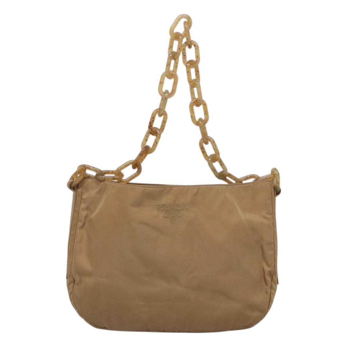 Prada Prada Vintage Chain Shoulder Bag Tessuto Size ONE SIZE - 21 Thumbnail