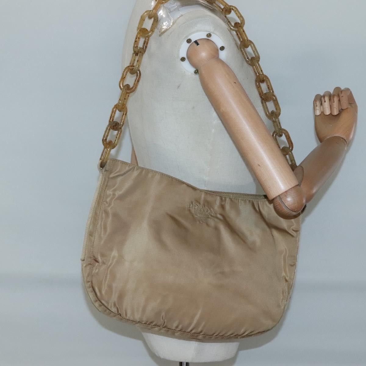 Prada Prada Vintage Chain Shoulder Bag Tessuto Size ONE SIZE - 15 Thumbnail
