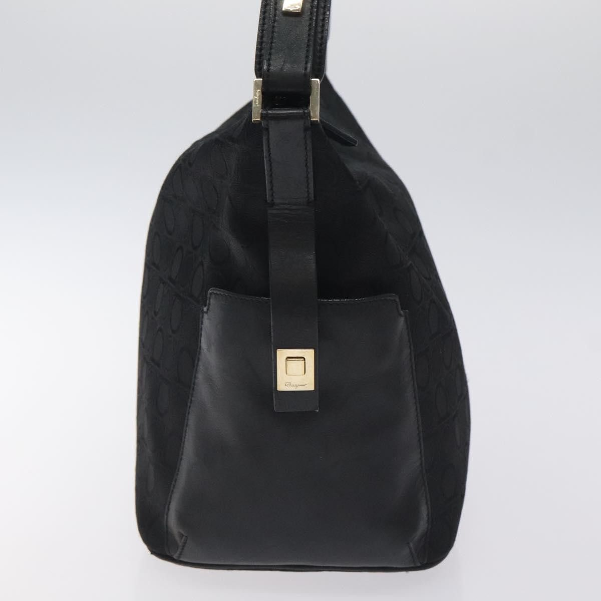 Salvatore Ferragamo Salvatore Ferragamo Gancini Shoulder Bag Canvas Size ONE SIZE - 4 Thumbnail