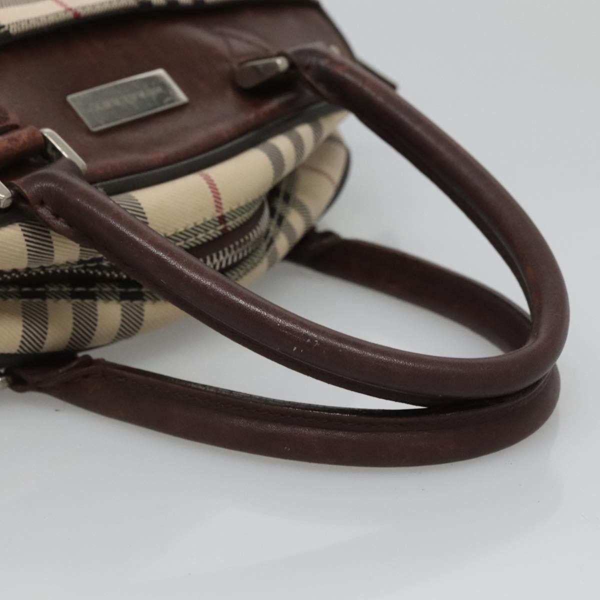 Burberry Burberry Nova Check Bowling Bag Canvas Size ONE SIZE - 7 Thumbnail