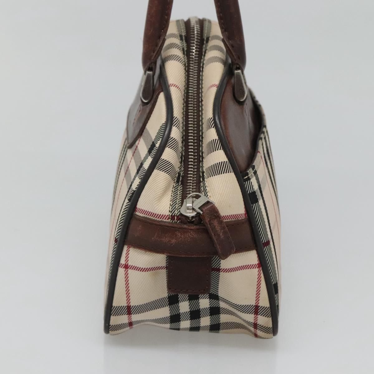 Burberry Burberry Nova Check Bowling Bag Canvas Size ONE SIZE - 3 Thumbnail