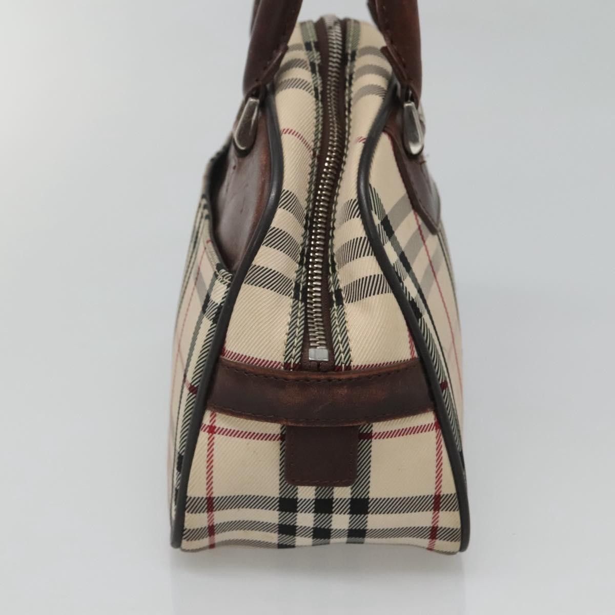 Burberry Burberry Nova Check Bowling Bag Canvas Size ONE SIZE - 4 Thumbnail