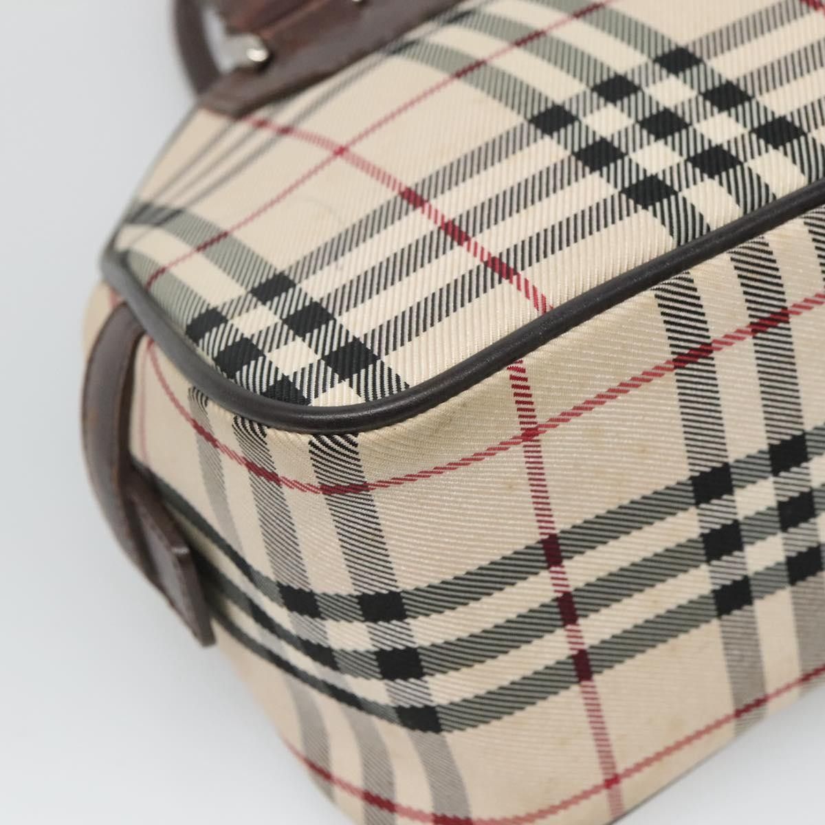 Burberry Burberry Nova Check Bowling Bag Canvas Size ONE SIZE - 9 Thumbnail