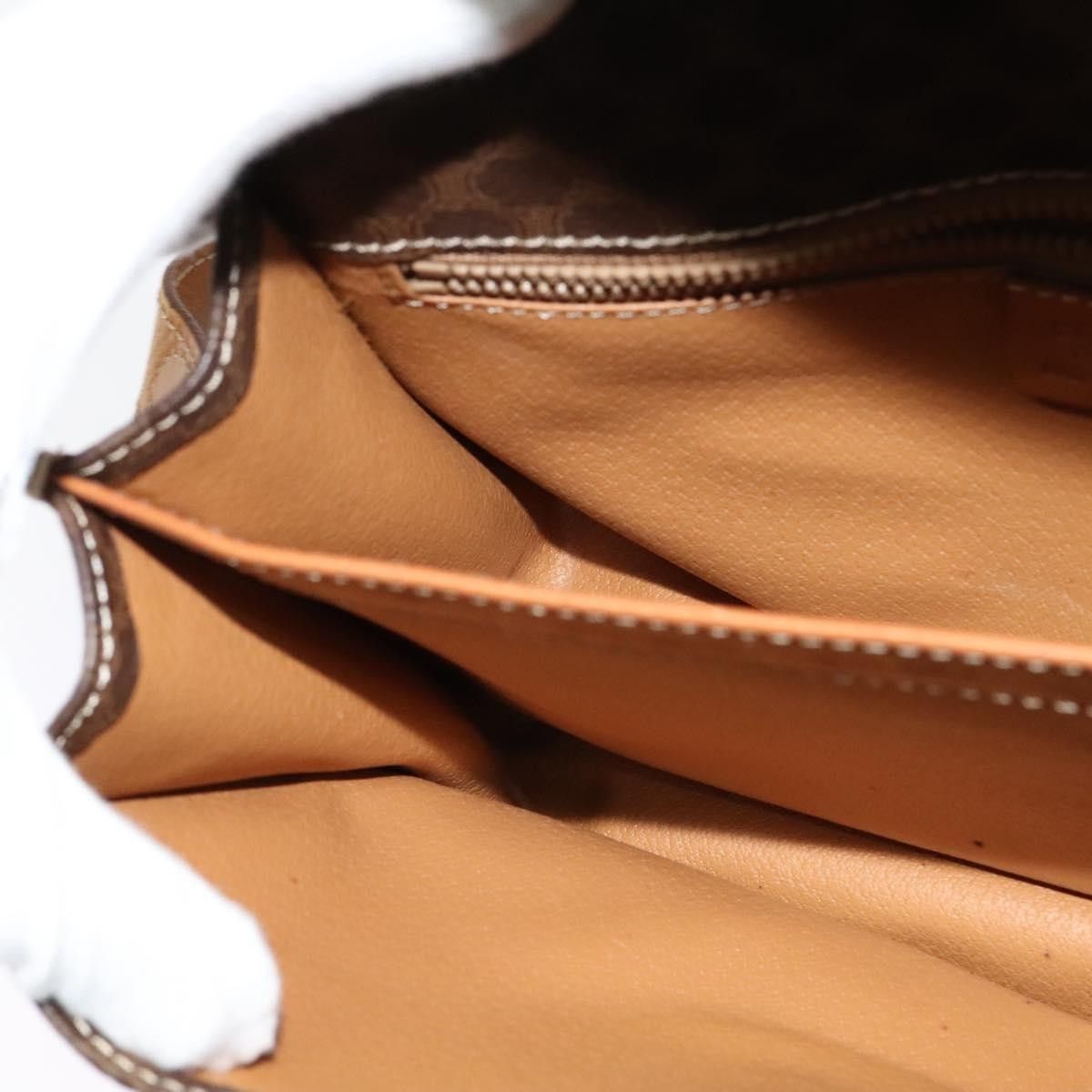 Celine Celine Vintage Macadam Shoulder Bag Canvas and Leather Size ONE SIZE - 21 Thumbnail