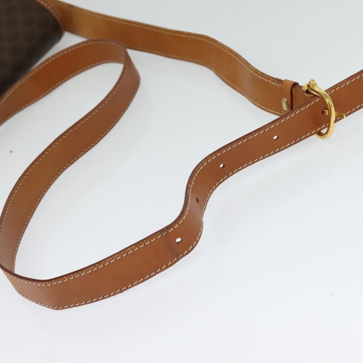 Celine Celine Vintage Macadam Shoulder Bag Canvas and Leather Size ONE SIZE - 8 Thumbnail