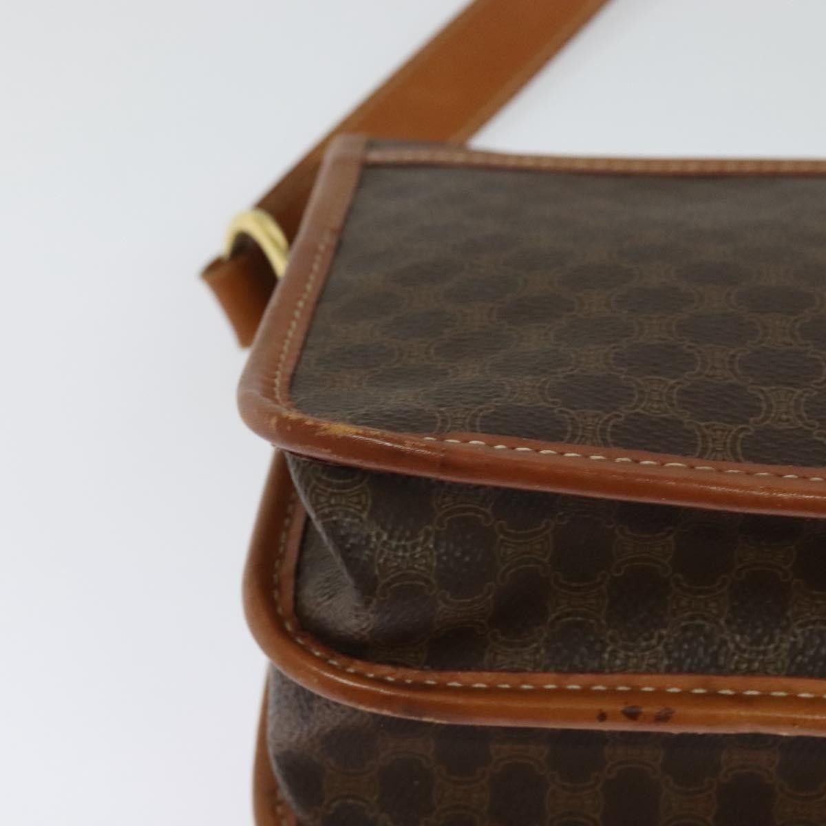 Celine Celine Vintage Macadam Shoulder Bag Canvas and Leather Size ONE SIZE - 11 Thumbnail