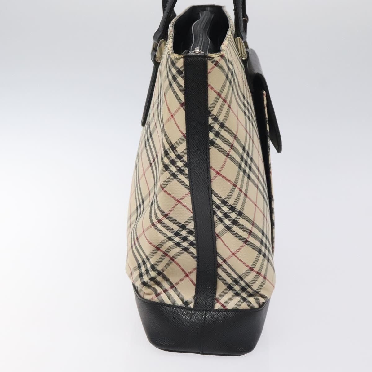 Burberry Burberry Nova Check Tote Canvas and Leather Size ONE SIZE - 3 Thumbnail