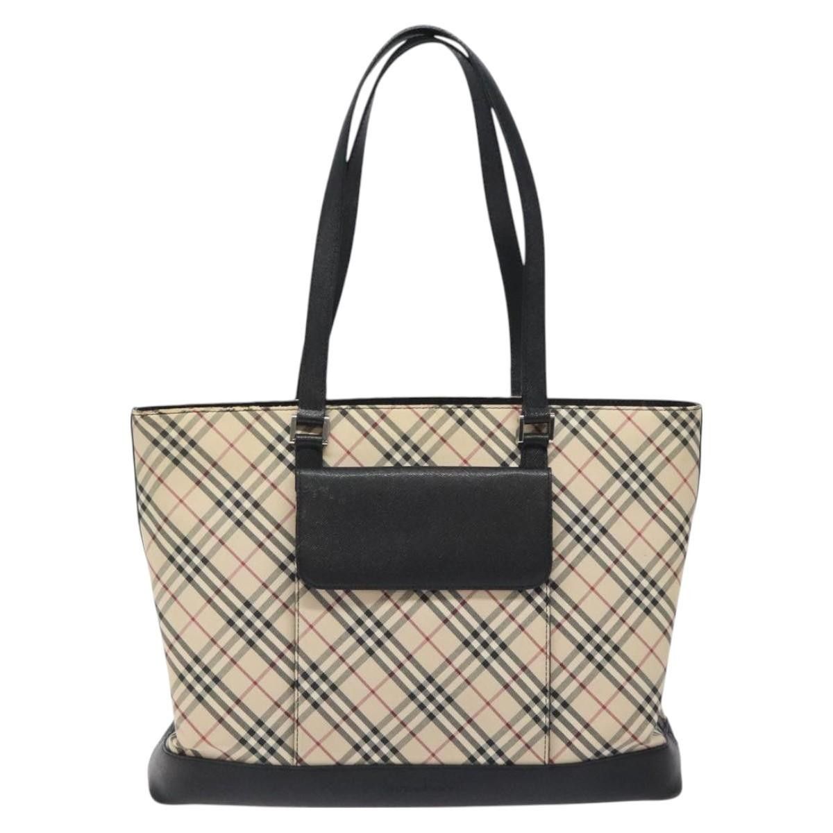 Burberry Burberry Nova Check Tote Canvas and Leather Size ONE SIZE - 17 Thumbnail