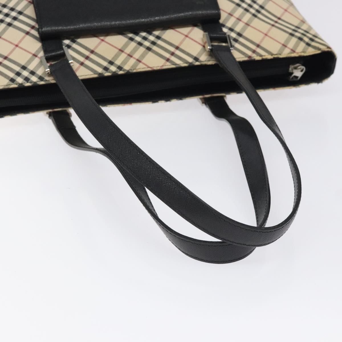 Burberry Burberry Nova Check Tote Canvas and Leather Size ONE SIZE - 7 Thumbnail