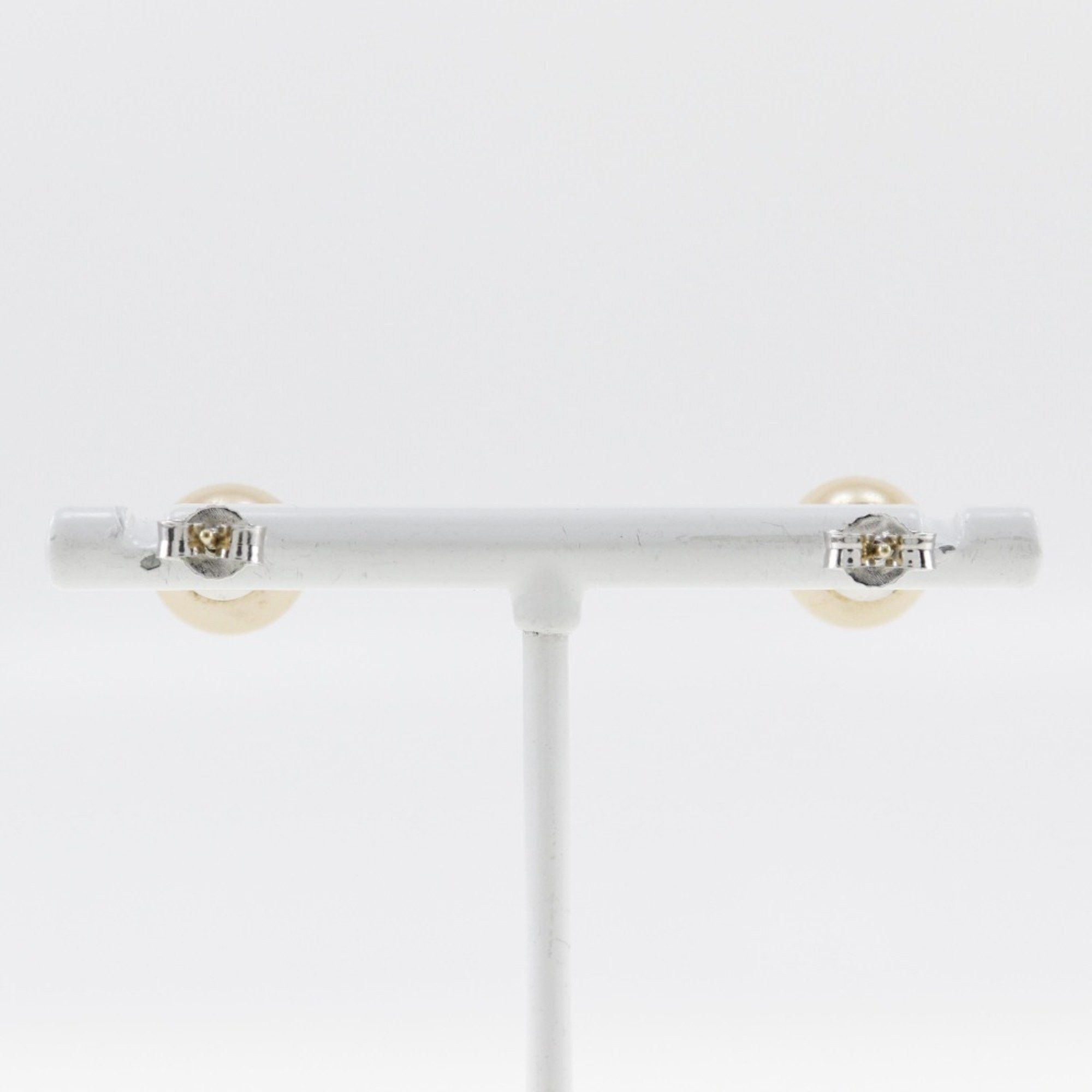 Dior Christian Dior Earrings, Pearl and Metal, Women's, Approx. 3g Size ONE SIZE - 3 Thumbnail