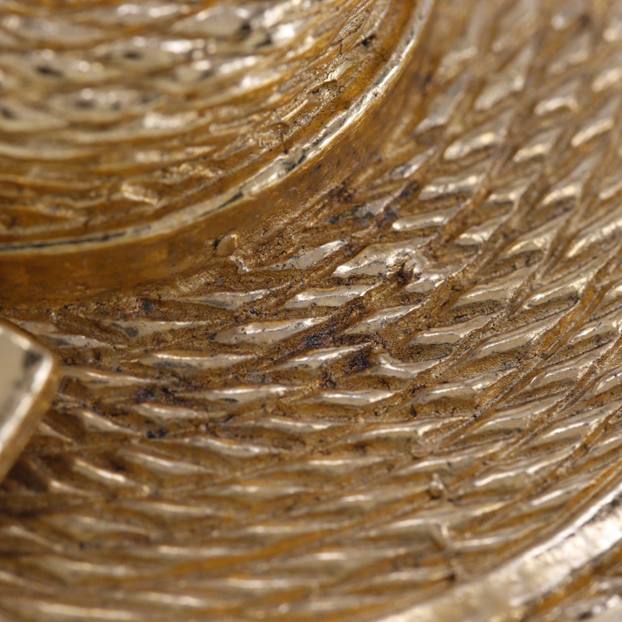 Chanel Chanel Straw Hat Brooch, Gold Plated, Made in France, Approx. 36g, Women's Size ONE SIZE - 6 Thumbnail