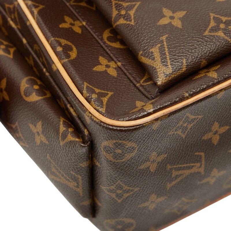 Louis Vuitton Louis Vuitton Monogram Excentric Cite Handbag M51161 Brown Leather Women's LOUIS VUITTON Size ONE SIZE - 5 Thumbnail